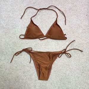 NEW with tags Zaful Bronze Bikini